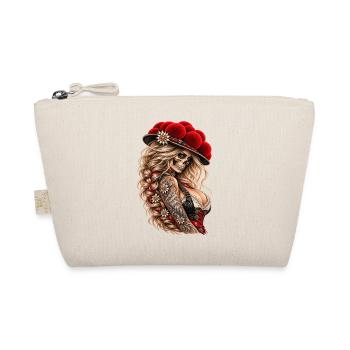 Wild Skull Queen – Schwarzwald Rebellin - Bio-Täschchen - Natur - Vorne