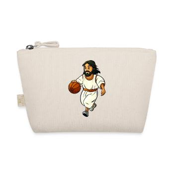 Basketballer Jesus - Bio-Täschchen - Natur - Vorne