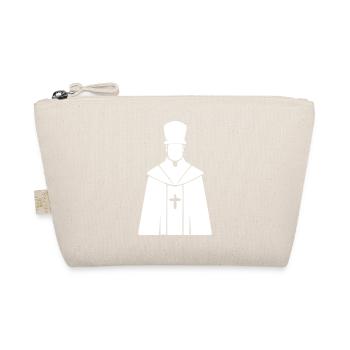 Priester Pfarrer Theologie Geschenk  - Bio-Täschchen - Natur - Vorne