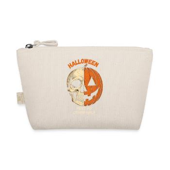 Halloween Skull Pumpkin Lernt meine andere Hälfte kennen - Bio-Täschchen - Natur - Vorne