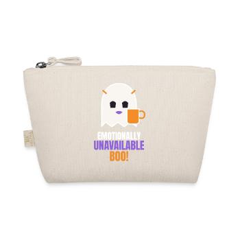 Emotionally Unavailable Boo Funny Ghost - Bio-Täschchen - Natur - Vorne