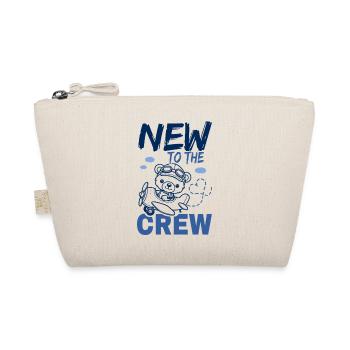 Neu in der Crew | Baby Aviator - Bio-Täschchen - Natur - Vorne