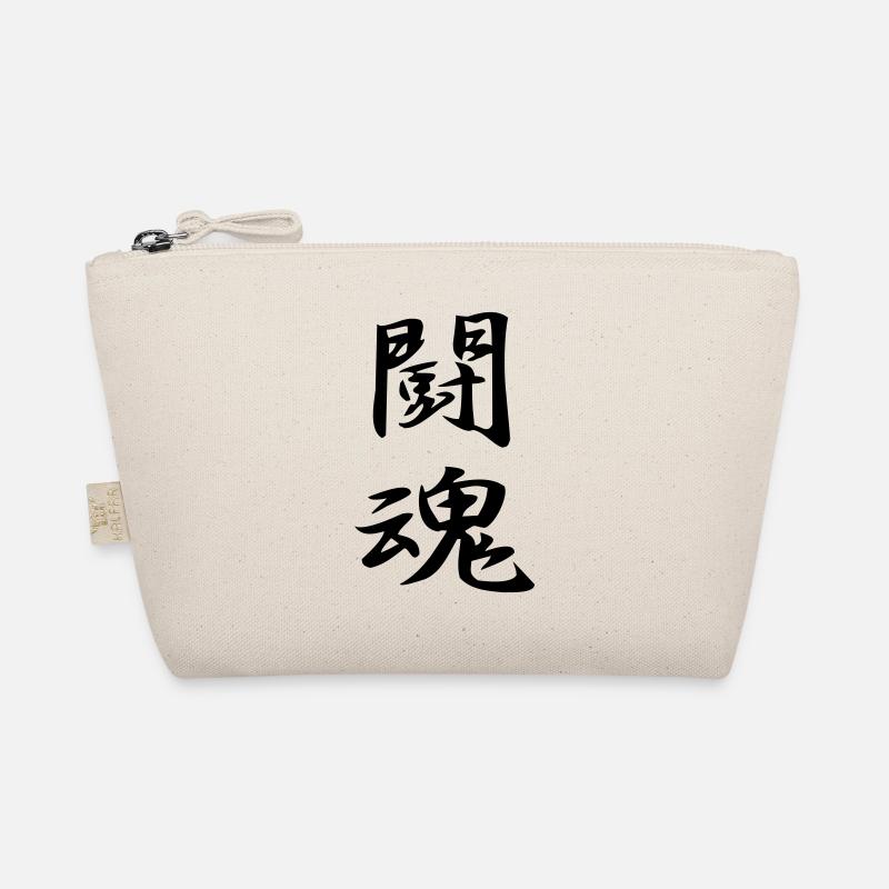 Kampfgeist-Kanji Bio-Täschchen