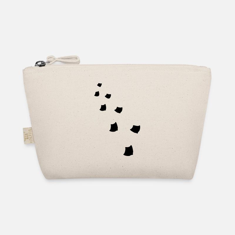 spuren vogel traces Bio-Täschchen