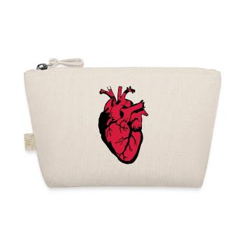 herz - Organic Pouch - nature - Front