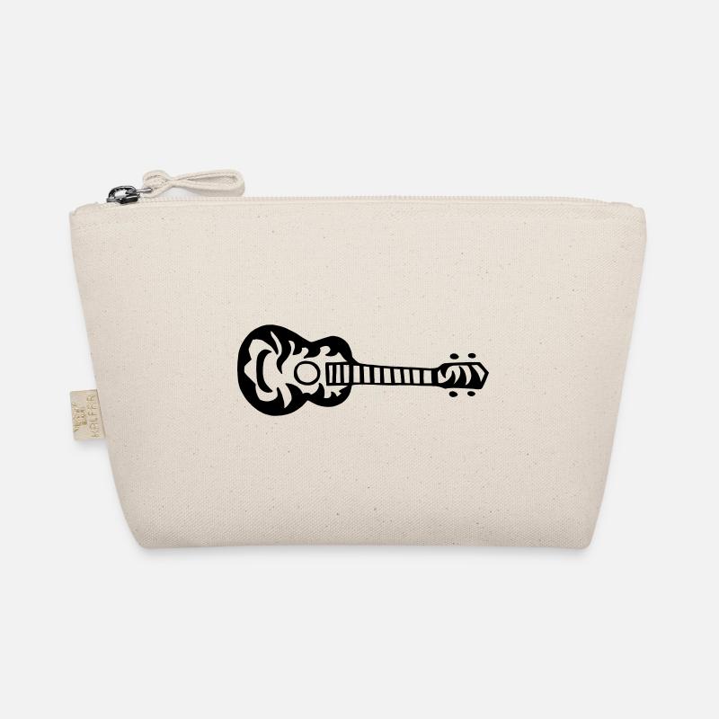 Ukulele guitar monochrome 3 Organic Pouch