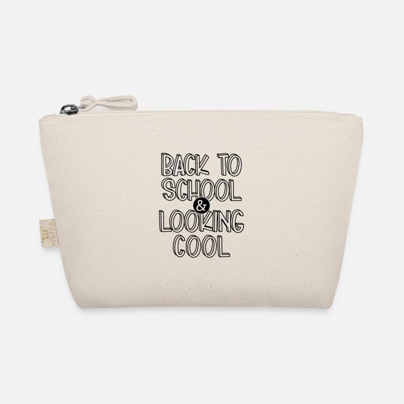 BACK TO SCHOOL COOL LEARNING SCHOOL DAY SAYING MOTIF Organic Pouch