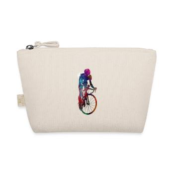 Cycling Bike sport art #cycling #sport #biking - Organic Pouch - nature - Front
