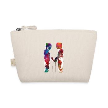 fencing sport art #fencing #sport - Organic Pouch - nature - Front