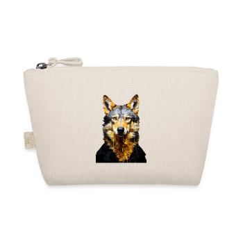 Wolf Tierkunst #wolf - Bio-Täschchen - Natur - Vorne