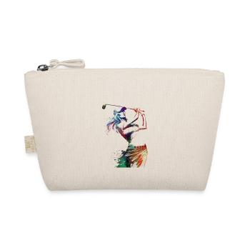 Golf player sport #golf #sport - Organic Pouch - nature - Front
