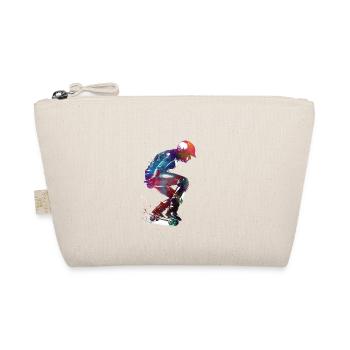 Skateboard #skate #skateboard #sport - Bio-Täschchen - Natur - Vorne