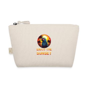 Ara Papagei Enjoy The Sunset - Bio-Täschchen - Natur - Vorne
