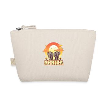 Elefant Afrika Safari - Bio-Täschchen - Natur - Vorne