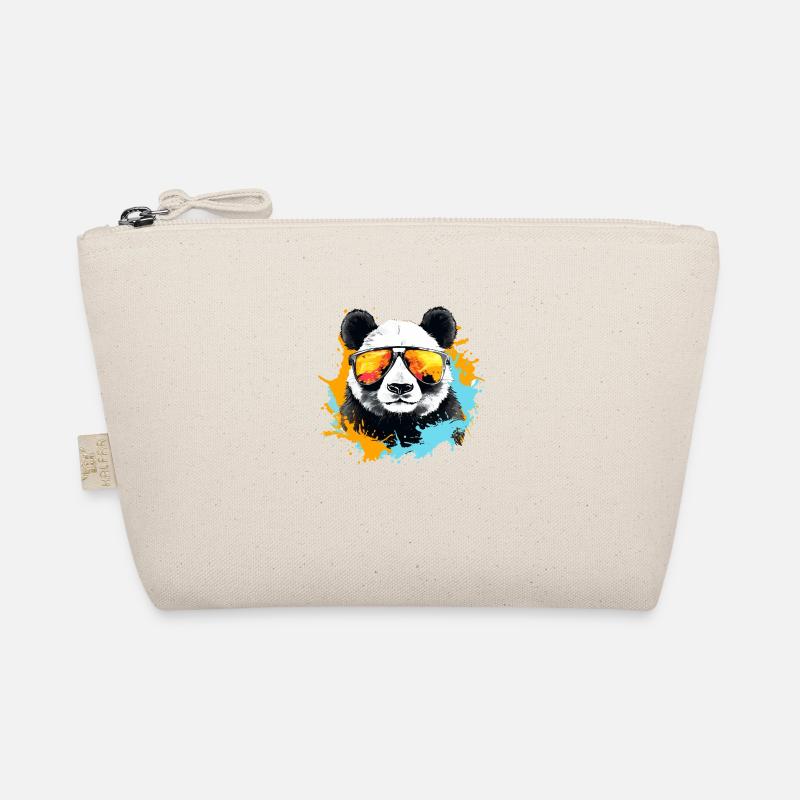 Lunettes de soleil panda idée cadeau vacances panda ours Trousse biologique