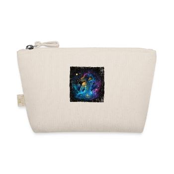 Wassermann Sternezeichen Aquarell Watercolor Boho - Bio-Täschchen - Natur - Vorne