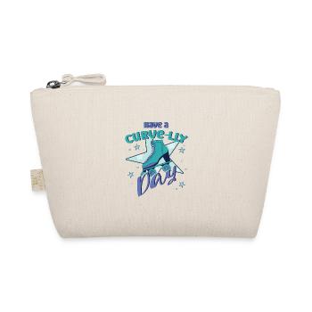 Rollerskater Party Have A Curve-lly Day Gift Idea - Bio-Täschchen - Natur - Vorne