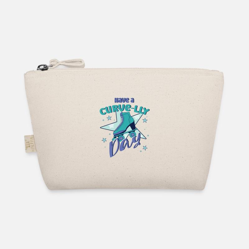 Rollerskater Party Have A Curve-lly Day Gift Idea Organic Pouch