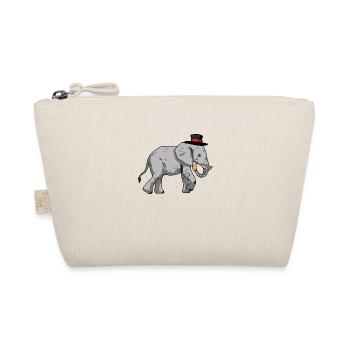 Elephant Peanut Hat Gentleman Fantasy Mister Dick - Trousse biologique - nature - Devant
