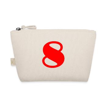 8. 8 YEARS. 8TH ANNIVERSARY. BIRTHDAY 8 YEARS - Organic Pouch - nature - Front