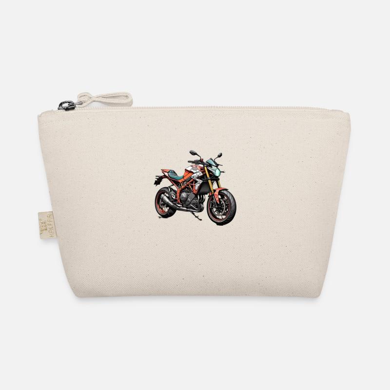 Motorrad - Bio-Täschchen - Natur