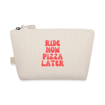 Ride Now Pizza Later: red - Bio-Täschchen - Natur - Vorne