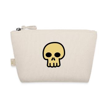 Tête de mort dessin mignon - Trousse biologique - nature - Devant