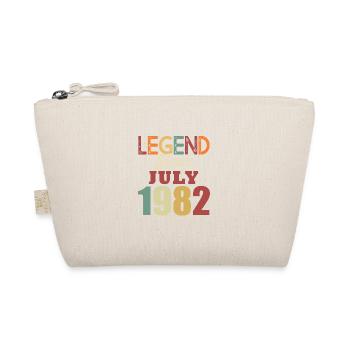 Birthday gift 40 years July 1982 legend - Organic Pouch - nature - Front