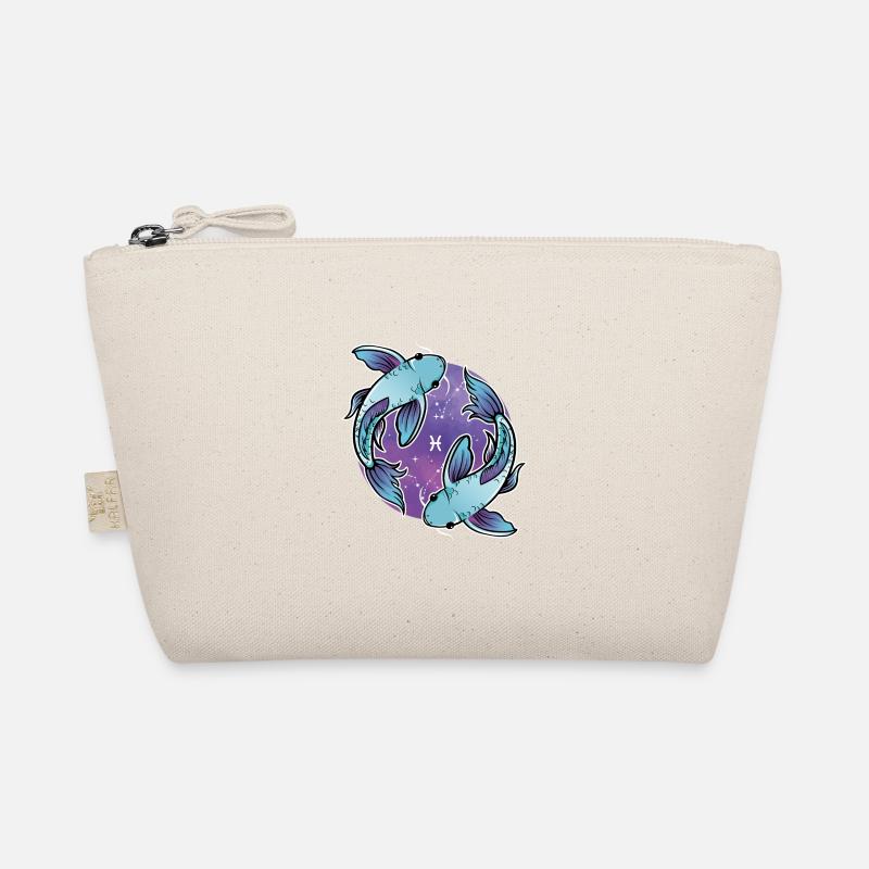 Zodiac sign fish Organic Pouch