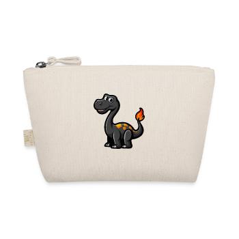 Dinosaur brontosaurus comic - Organic Pouch - nature - Front