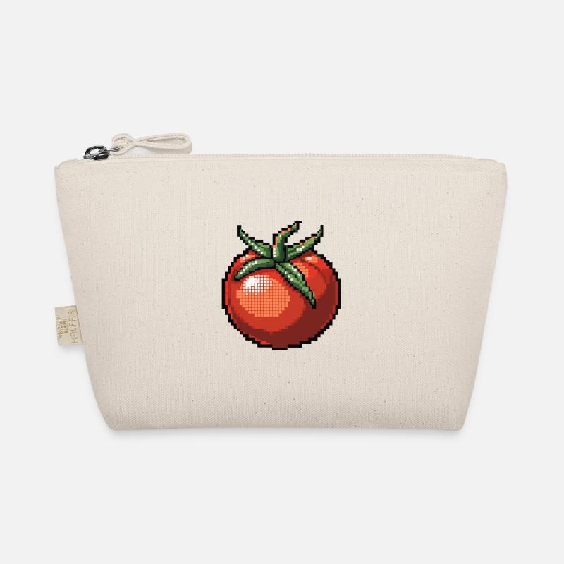 Tomato Pixel Icon Organic Pouch