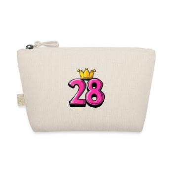 28 Number Krone - Organic Pouch - nature - Front