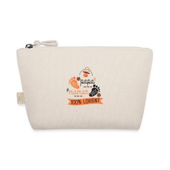 Naissance supporter football Lorient bretagne - Trousse biologique - nature - Devant