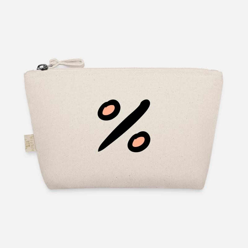 Icône de pourcentage. signe %. Dessiné à la main. Trousse biologique