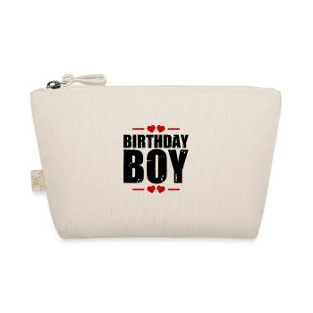 Birthday Boy Saying - Organic Pouch - nature - Front