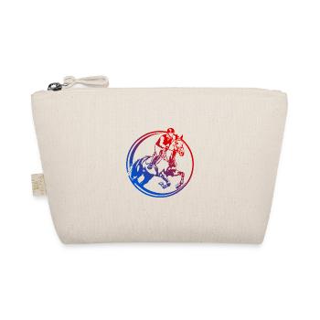 Silhouette de cheval d’équitation coloré - Trousse biologique - nature - Devant