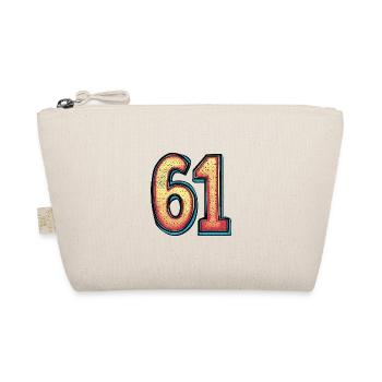 61 Number Symbol - Organic Pouch - nature - Front