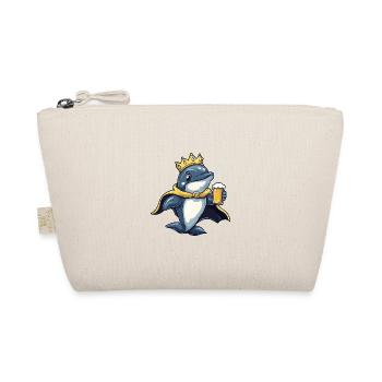 Dolphin Beer Funny - Organic Pouch - nature - Front