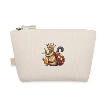 Snail Beer Funny - Organic Pouch - nature - Front