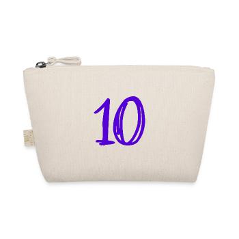 10 JAHRE. 10-JÄHRIGES JUBILÄUM. GEBURTSTAG 10 JAHRE. 10 - Bio-Täschchen - Natur - Vorne