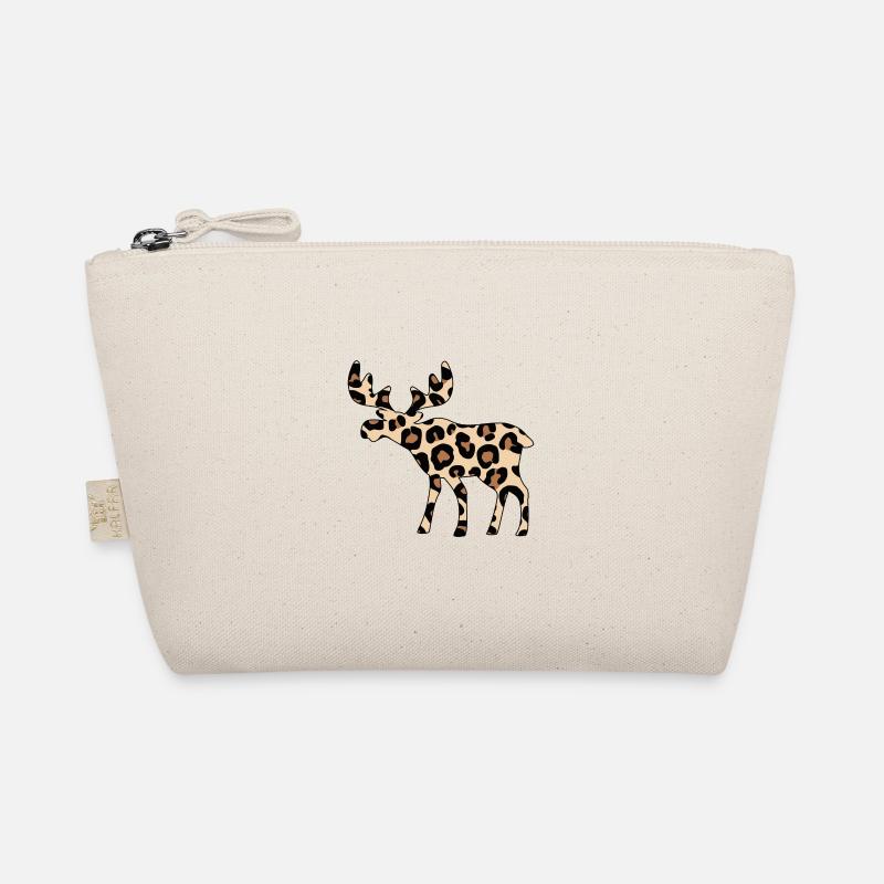 wildlife moose moose nest trend leopard Organic Pouch