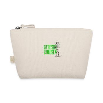 Südharz Merch - Froschhausen Wasserthaleben (grün) - Bio-Täschchen - Natur - Vorne