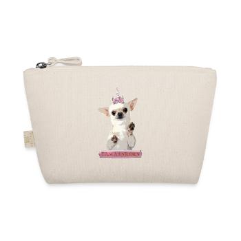 I AM A WHITE CHIHUAHUA UNICORN - Organic Pouch - nature - Front