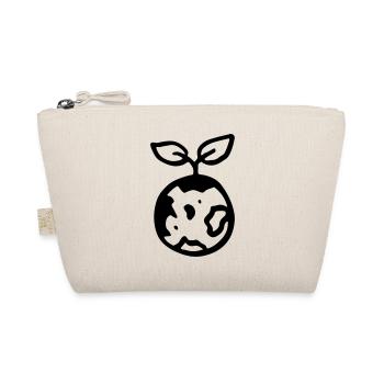 Planet plant / plant - earth - green - Organic Pouch - nature - Front