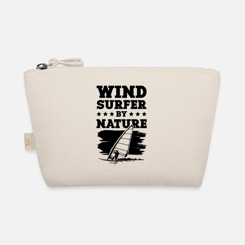 windsurfer windsurfing cool saying Organic Pouch