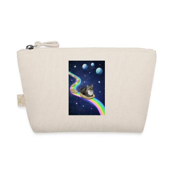 Cute cat in space - Organic Pouch - nature - Front