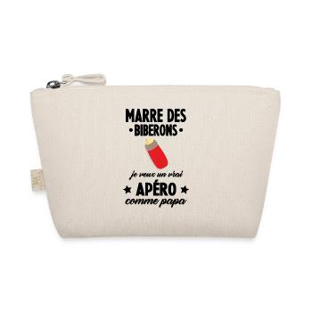 Marre des biberons, cadeau naissance, grossesse - Trousse biologique - nature - Devant