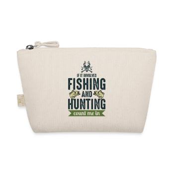 Fishing Dad Fish Outdoor Hunting Hunter Funny - Organic Pouch - nature - Front