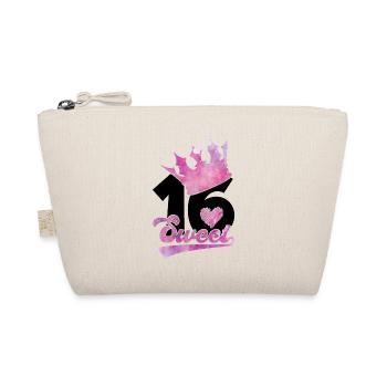 16. GEBURTSTAG SWEET 16 - Bio-Täschchen - Natur - Vorne