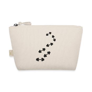 Dumbbell weights icon - Organic Pouch - nature - Front